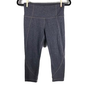 Athleta Salutation Capri Heather Gray Yoga Leggings Size Small